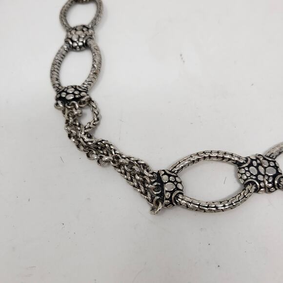 Chico's Chain Link Belt Silver - 25" - Picture 2 of 4